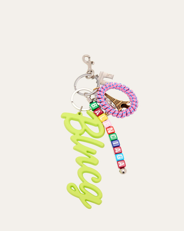 Logo Keychain with Charms